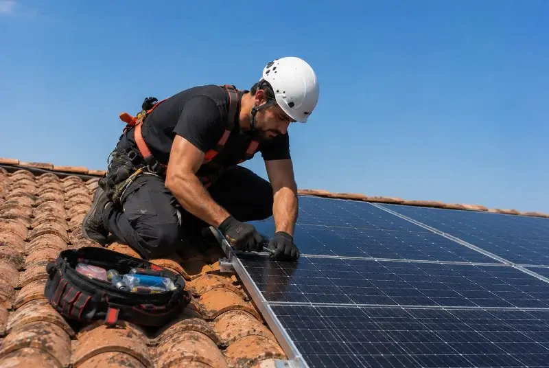 Maintenance et monitoring de panneaux solaires à Arleux